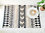 BOHO Avery Hand Woven Rug - Black & Beige