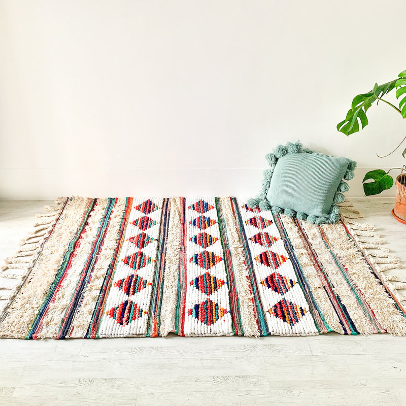 BOHO Delilah Hand Woven Rug - Multicoloured
