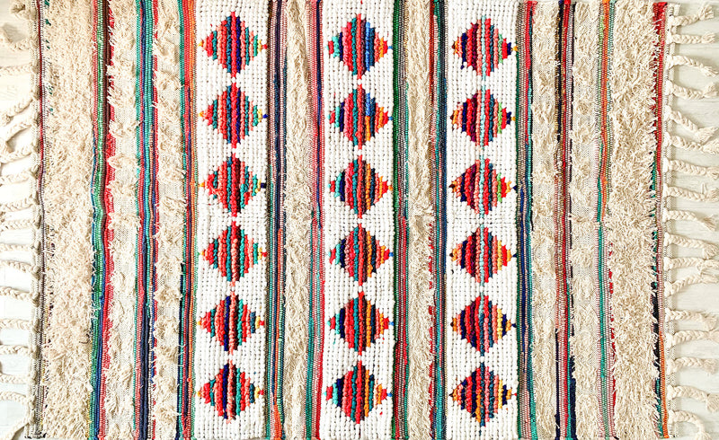 BOHO Delilah Hand Woven Rug - Multicoloured