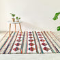 Boho hand woven rug