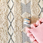 BOHO Harper Handwoven Rug - White & Grey