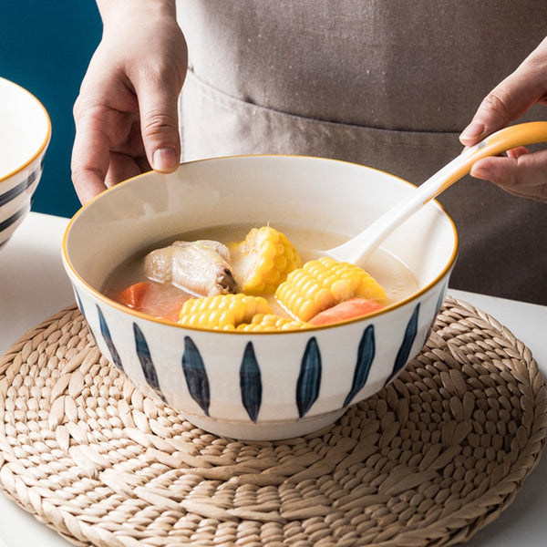 Ceramic Serving Bowls Nitori 1600 ml