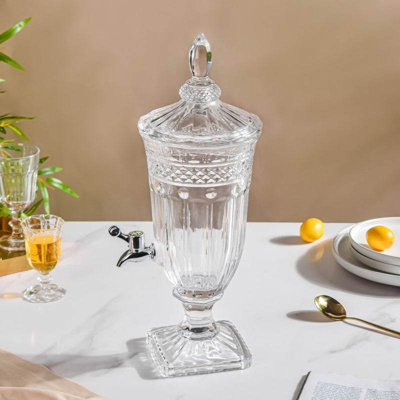 Glass Water Dispenser - Water dispenser, juice dispenser | Glass dispenser for Dining table & Home decor
