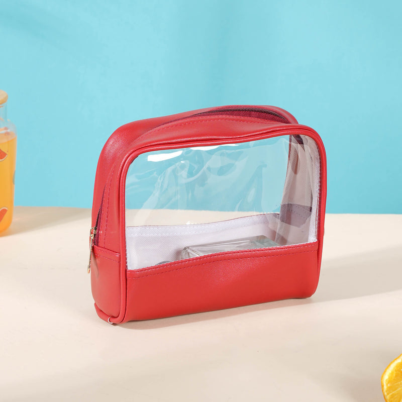 Red Travel Kit Set of 4