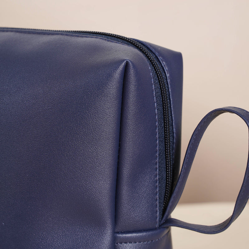 Navy Blue Travel Kit Set of 4