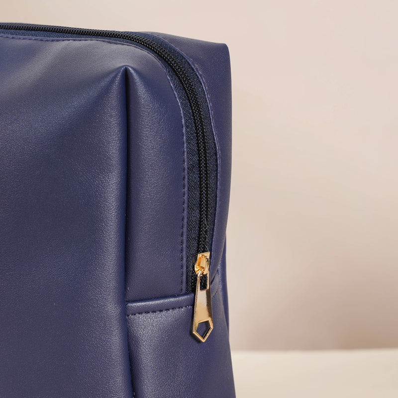 Navy Blue Travel Kit Set of 4