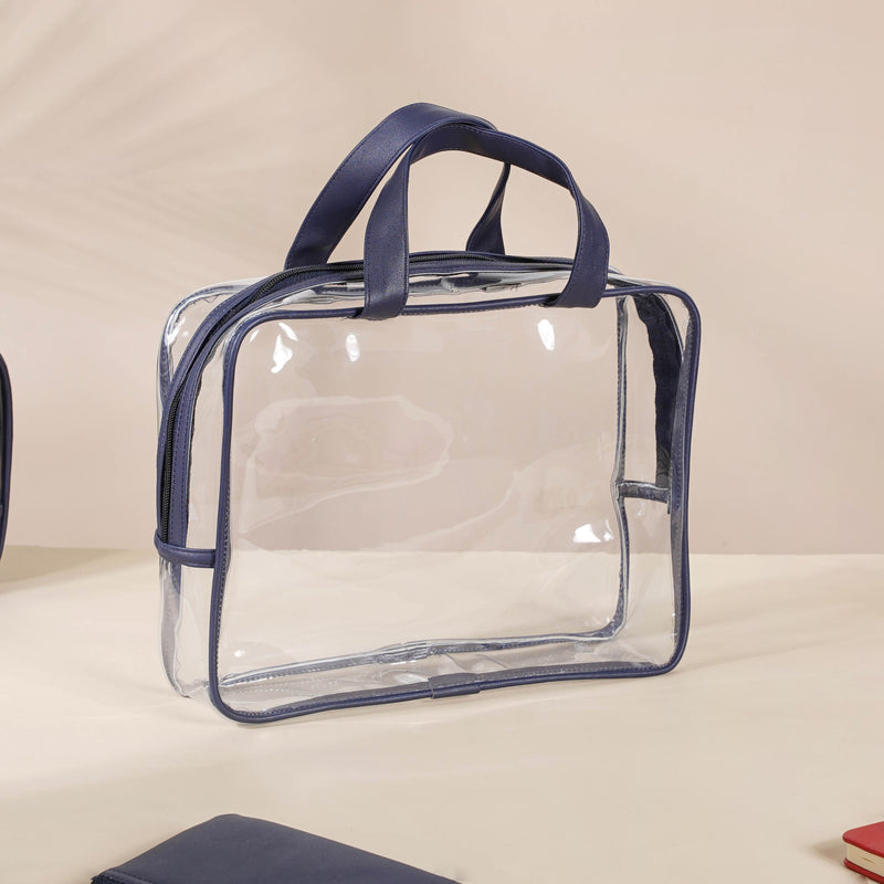 Navy Blue Travel Kit Set of 4