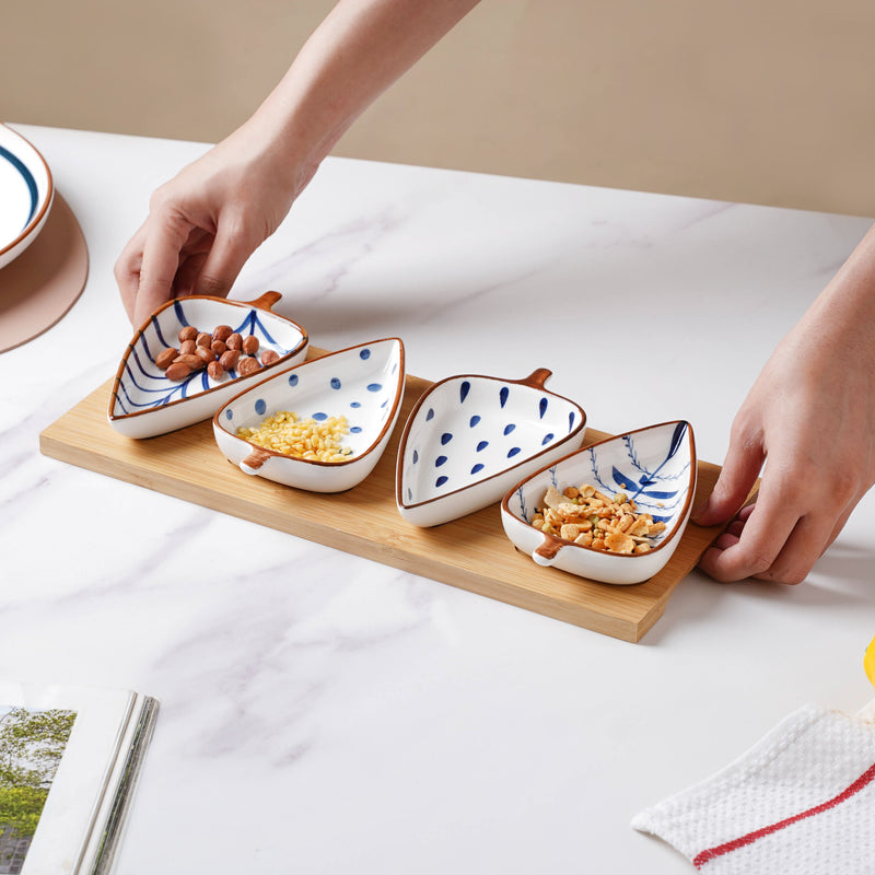 Leaf Platter - Ceramic platter, serving platter, fruit platter | Plates for dining table & home decor