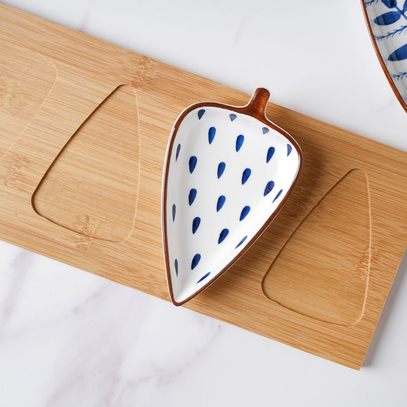 Leaf Platter - Ceramic platter, serving platter, fruit platter | Plates for dining table & home decor