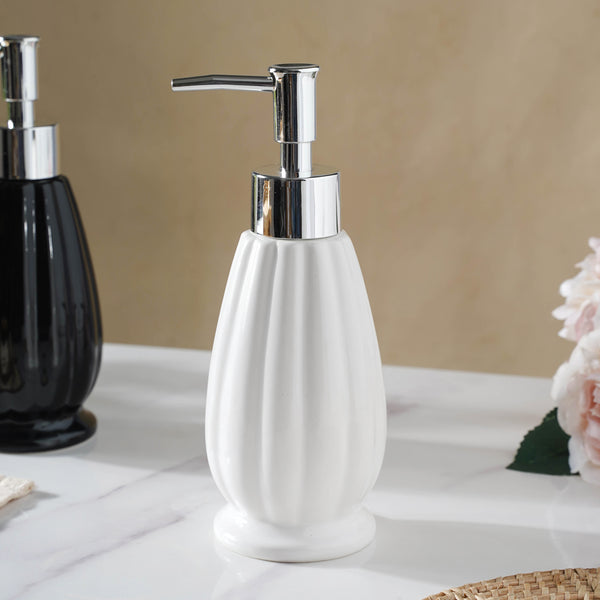Glazed Ceramic Soap Dispenser
