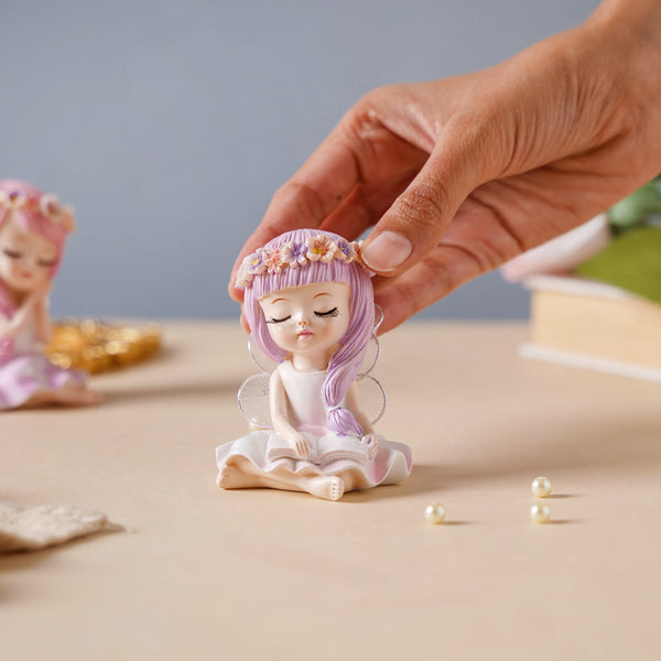 Fairy With Book Showpiece Small