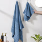 Bubbly Blue 100% Organic Cotton Towel Set of 2