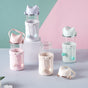Cat Ear Water Bottle - Water bottle, glass bottle, cute water bottle | Bottle for Travelling
