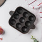 Empress Cast Iron Ultra Smooth Square Paniyaram Pan 9 Pit - Cast Iron Cookware