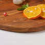 Farmhouse Round Wooden Platter 15 Inch - Cheese board, serving platter, wooden platter | Plates for dining & home decor