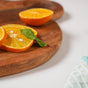 Farmhouse Round Wooden Platter 15 Inch - Cheese board, serving platter, wooden platter | Plates for dining & home decor