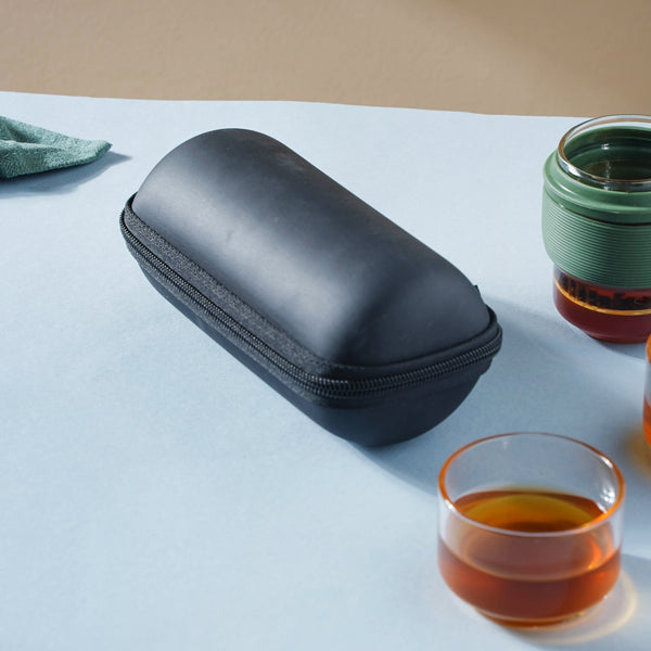 Glass Travel Teapot Set
