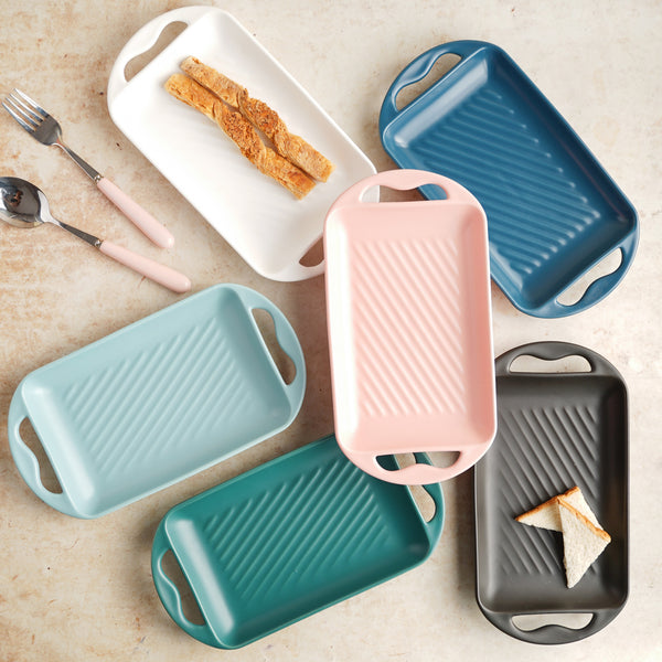 Baking Tray With Handle Black