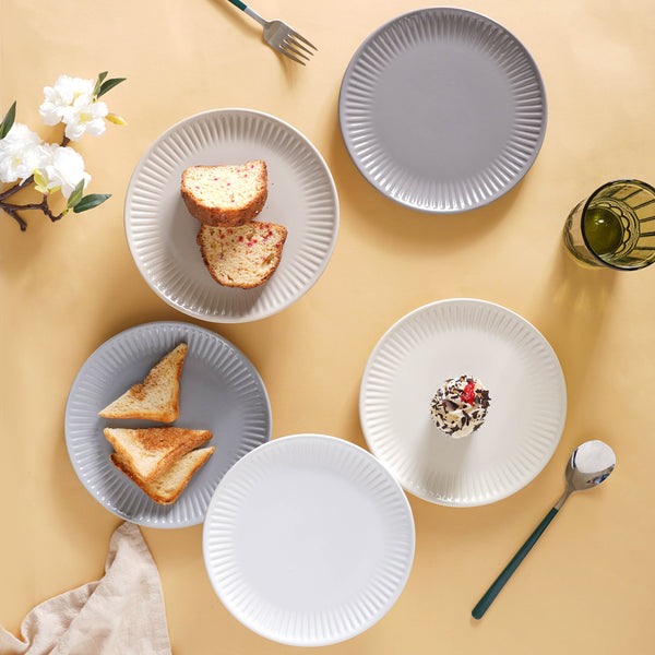 Snack Ceramic Plate 8 inch