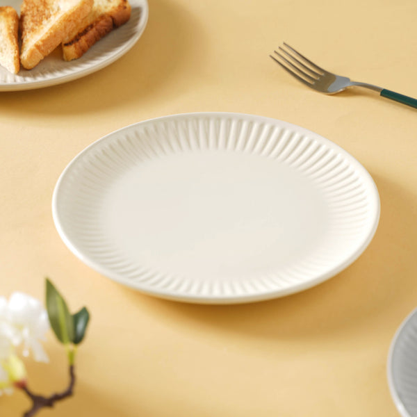 Snack Ceramic Plate 8 inch