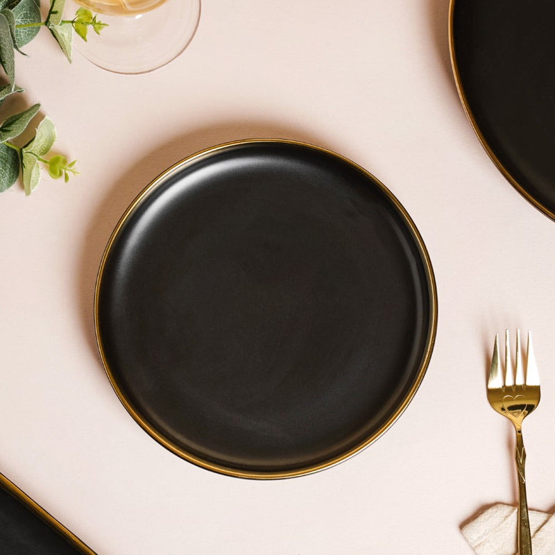 VERA Black 27 Piece Dinner Set For 6