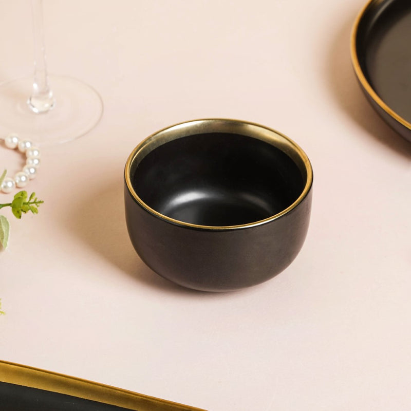 VERA Black 27 Piece Dinner Set For 6