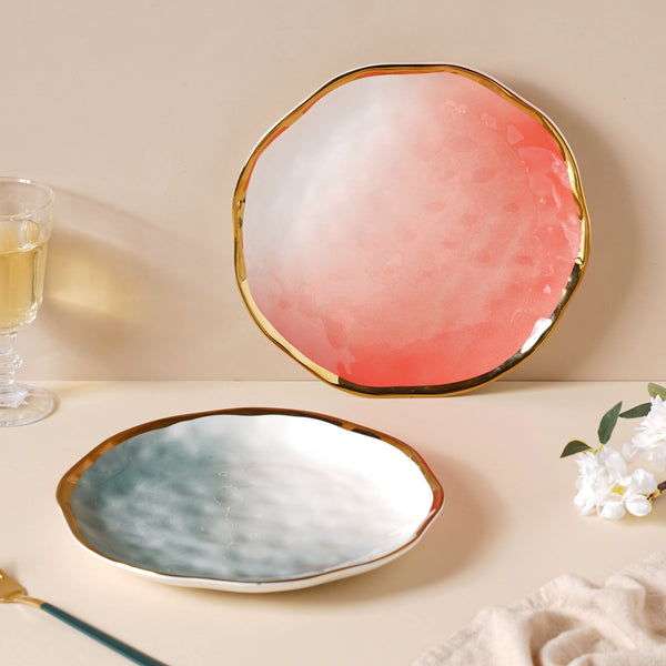 Ombre Ceramic Dinner Plate
