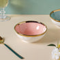 Pink Ombre 21 Piece Dinner Set For 6