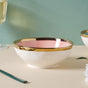 Pink Ombre 21 Piece Dinner Set For 6