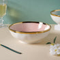 Pink Ombre 21 Piece Dinner Set For 6