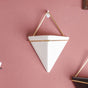 Triangular Ceramic Wall Hanging Planter Medium - Indoor planters and flower pots | Home decor items