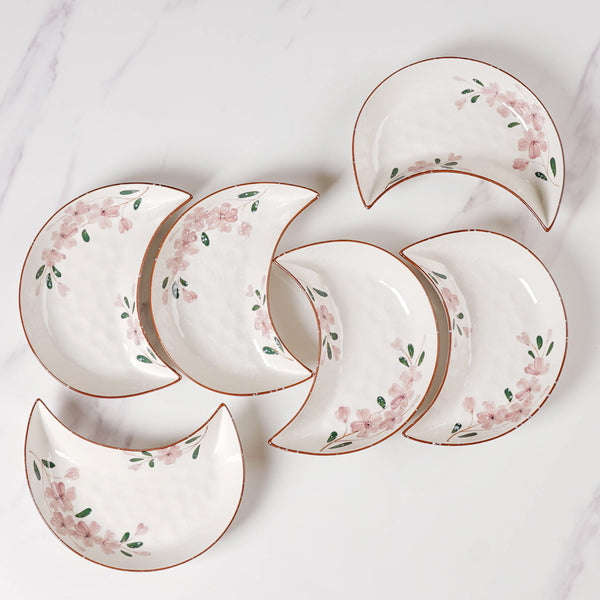 Sakura 21 Piece Snack Set For 6