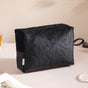 Sleek Black Cosmetic Bag Set Of 3