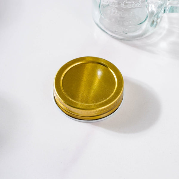 Glass Mini Mason Jar Mug With Lid Set Of 10 110ml