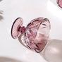 Rose Dessert Serving Glass Mauve Set Of 6 300 ml