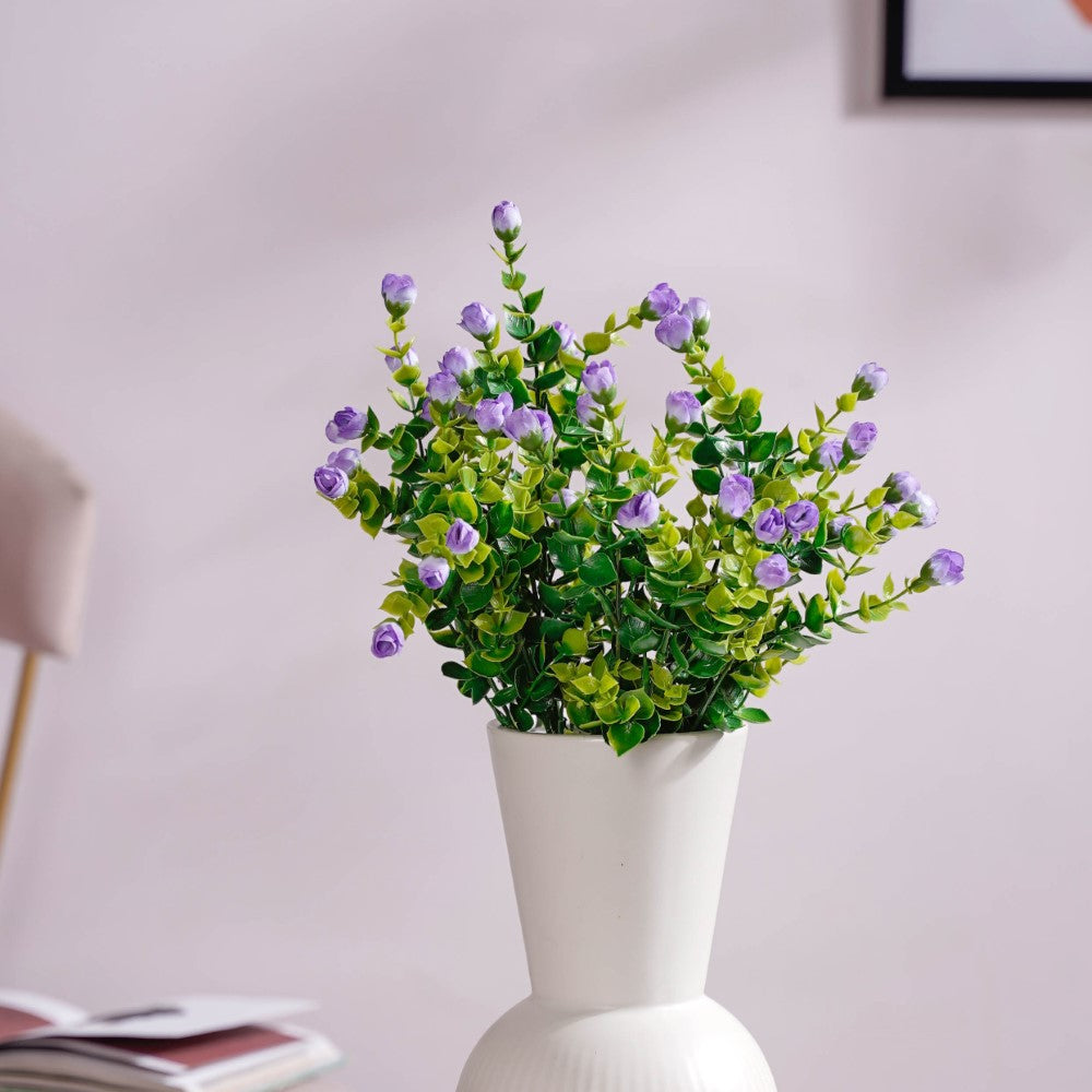 Small Artificial Flowers Bunch Purple Set Of Online Premium
