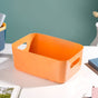 Multipurpose Storage Basket Orange Set Of 2 11 Inch - Basket | Organizer | Kitchen basket | Storage basket