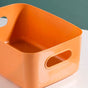Multipurpose Storage Basket Orange Set Of 2 11 Inch - Basket | Organizer | Kitchen basket | Storage basket
