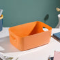 Multipurpose Storage Basket Orange Set Of 2 11 Inch - Basket | Organizer | Kitchen basket | Storage basket