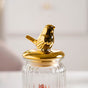 Glass Jar With Bird Lid - Jar