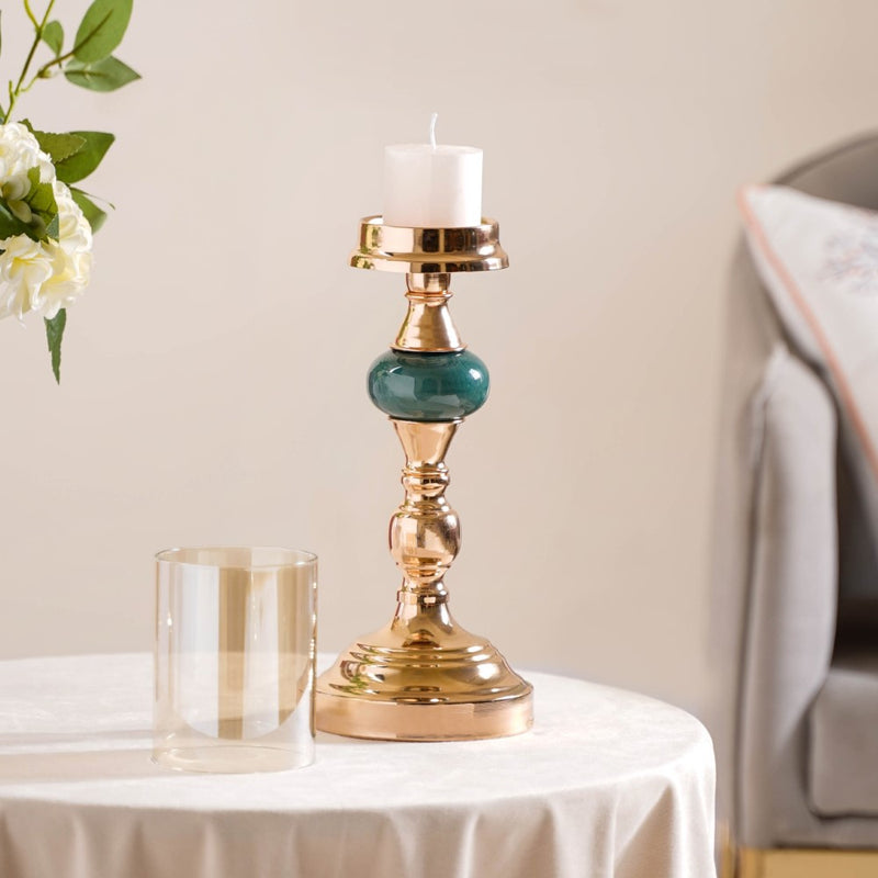 Emerald Decorative Candle Holder Set Of 2- Candle Holder, Decorative Candle Holders, Set of 2 Candle, Elegant Victorian Decor, Candle Holder Set