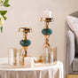 Emerald Decorative Candle Holder Set Of 2- Candle Holder, Decorative Candle Holders, Set of 2 Candle, Elegant Victorian Decor, Candle Holder Set
