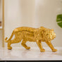 Royal Tiger Figurine Gold - Showpiece | Home decor item | Room decoration item