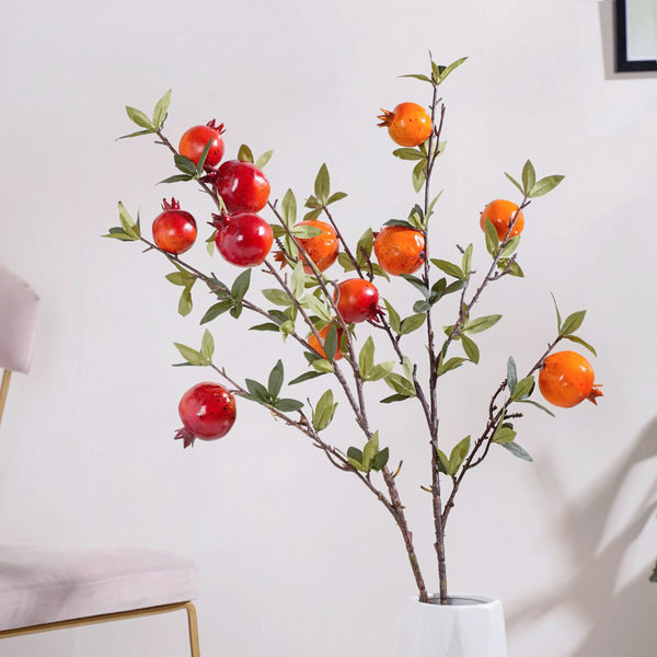 Faux Fruit Bud Stem - Artificial flower | Home decor item | Room decoration item