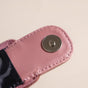 Quilted Double Zipper Travel Pouch Pink