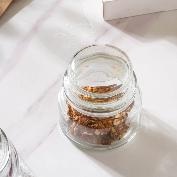 Modern Glass Jar Small Set Of 6 250ml