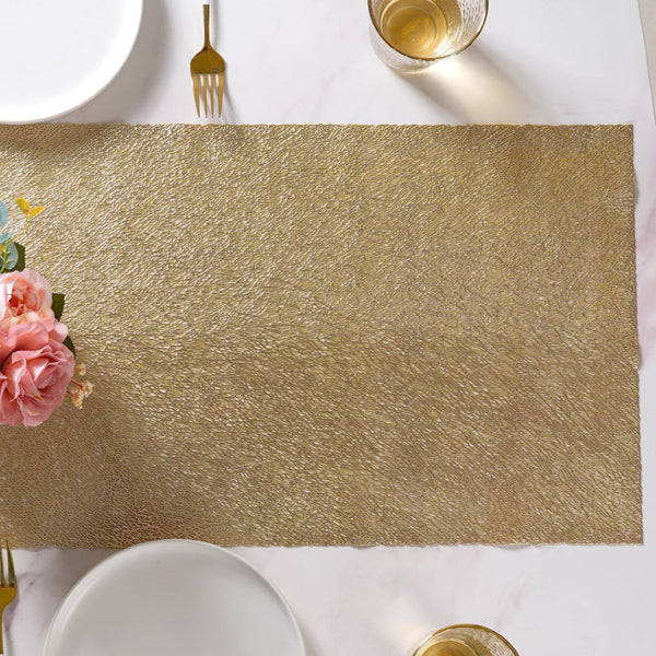 Mesh Table Runner Gold 58 x13 Inch