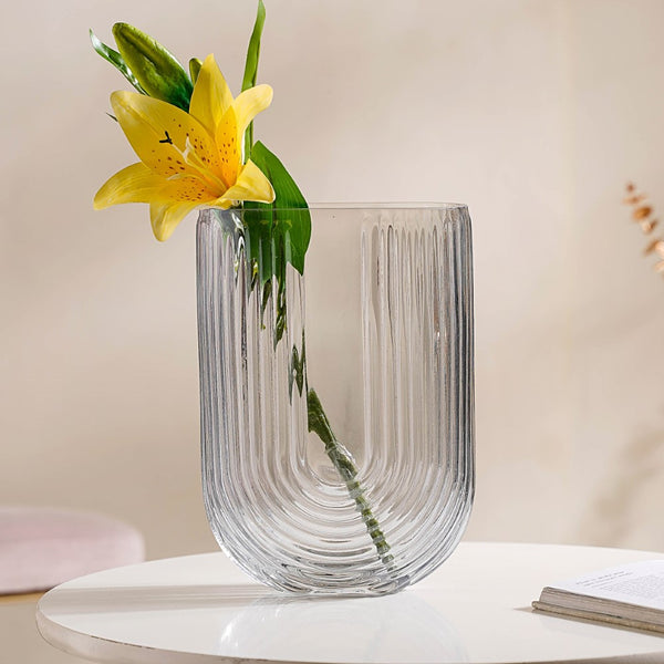 Utopia Large Vase For Home Decor Grey
