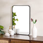 Dressing Table Mirror Black 23 x 16 Inches - Wall mirror for home decor | Living room, bathroom & bedroom decoration ideas