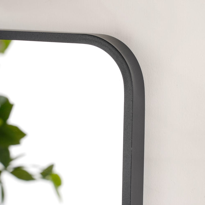 Dressing Table Mirror Black 23 x 16 Inches - Wall mirror for home decor | Living room, bathroom & bedroom decoration ideas